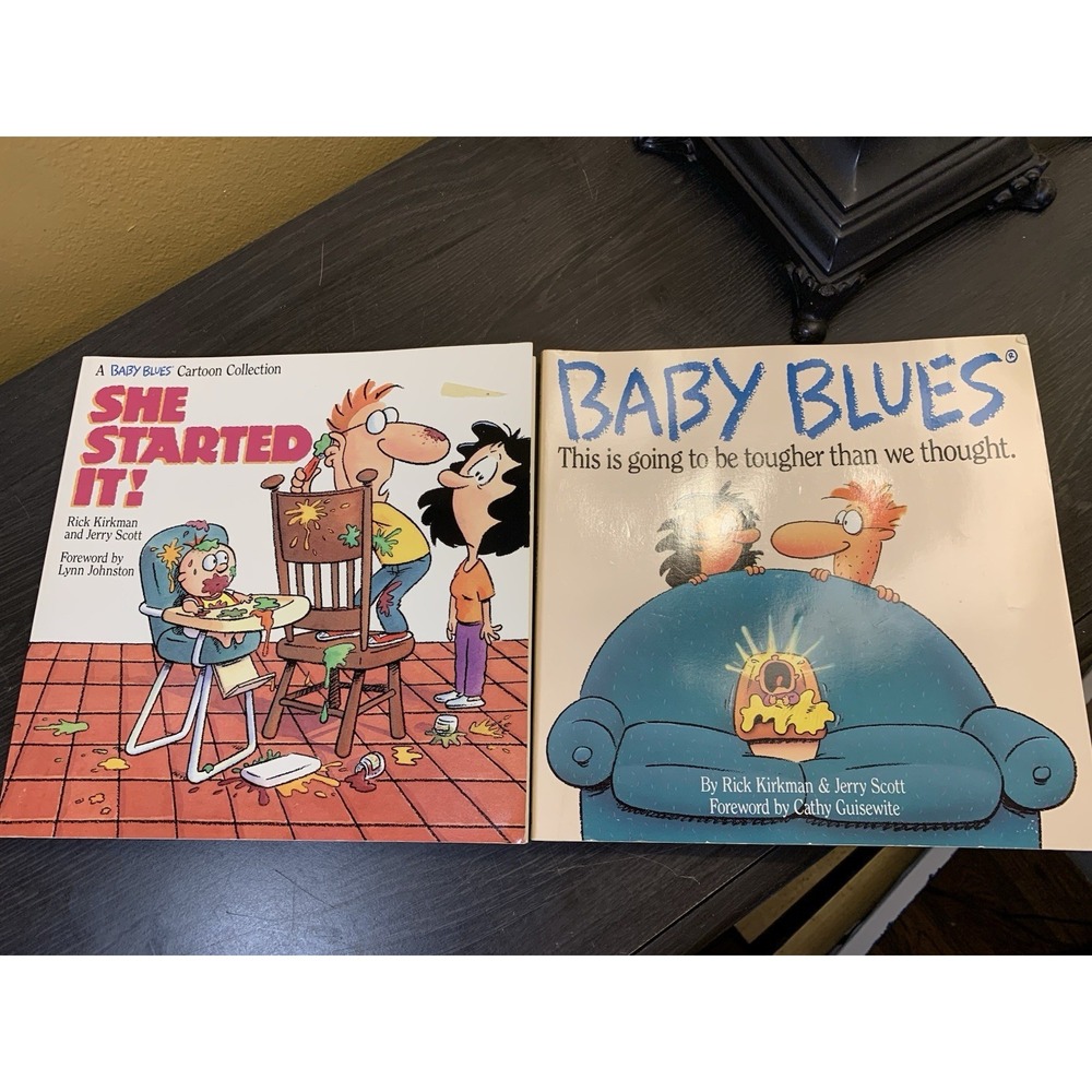 Baby Blues And She Started It Book Lot Kirkman Paperback